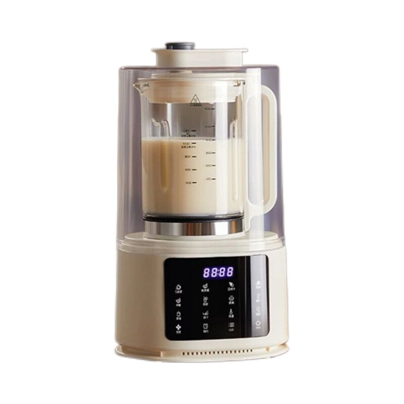 Procesador de alimentos multifunción para electrodomésticos de cocina, licuadora blanca de gran capacidad, reducción de ruido, conversión de frecuencia, bajo sonido