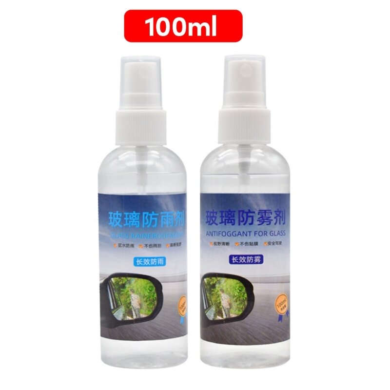 Agente limpieza 100ml, agente antivaho/impermeable para vidrio, revestimiento hidrofóbico en aerosol