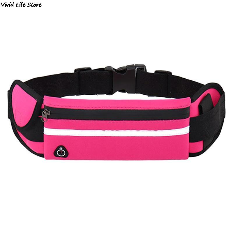 Adjustable Waterproof Running Waist Bag Fitness Belt Pack Mobile Phone Holder Jogging Outdoor Sports Water Bag For Men Women
