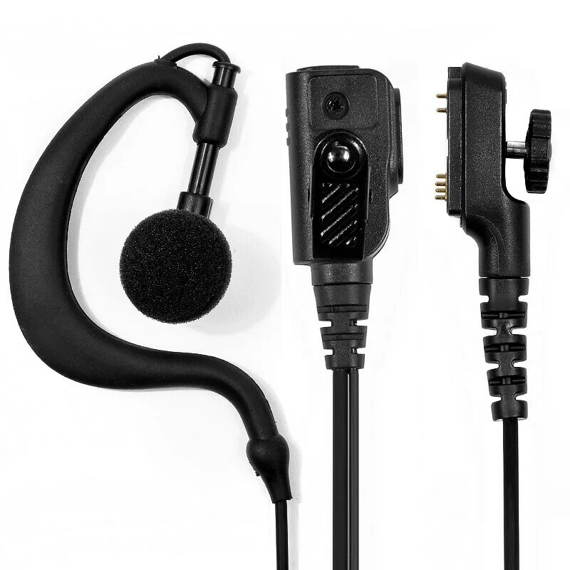 Microfone de ouvido Hyt para Walkie Talkie, fone de ouvido, fone de ouvido, PD780 700 705G PT580H PD780G PD782 PD782G PD785 785G