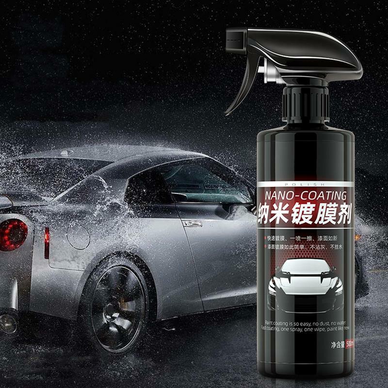 Car Coating Kit 500ml Nano Car Shield Coating Spray High Protection Anti Fouling Car Coating Ceramic Nano Spray Fast Shine
