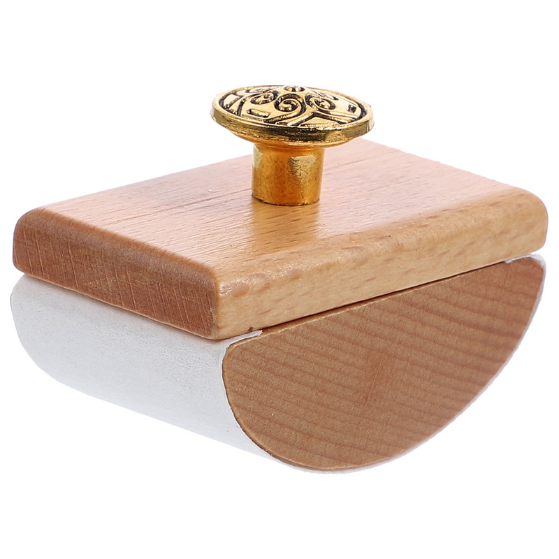 Calligraphy Wood Rocker Blotter Portable Desk Ink Desk Ink Blotter Ink Quick-Drying Tool Vintage Style Writing Accessories