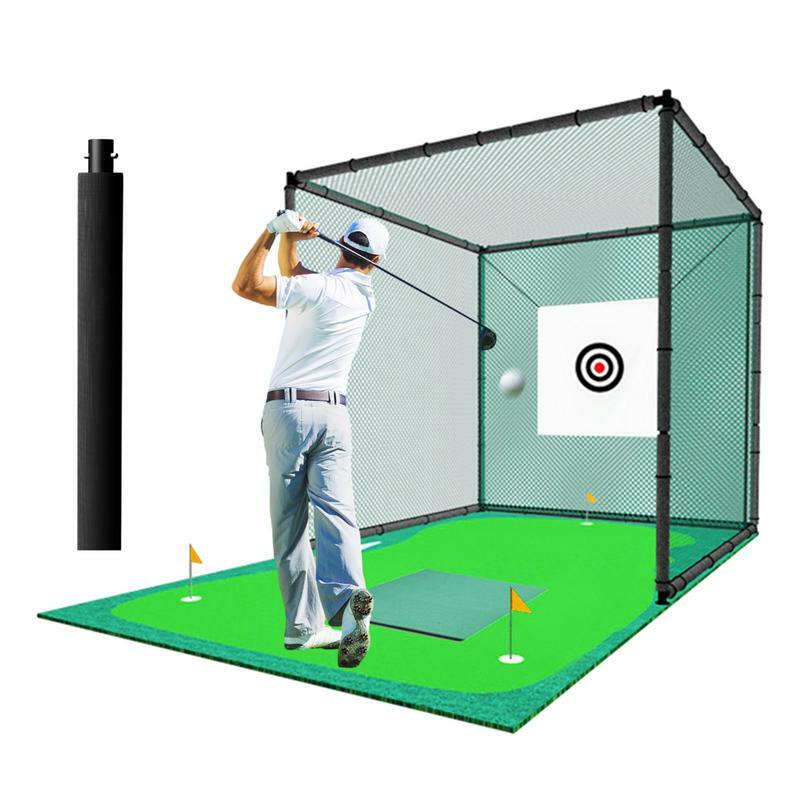 2x2x2 м фототкань для использования на открытом воздухе, подходит для тренировок по гольфу, портативная дальность вождения, цели для тренировок по гольфу для газона, дома, заднего двора