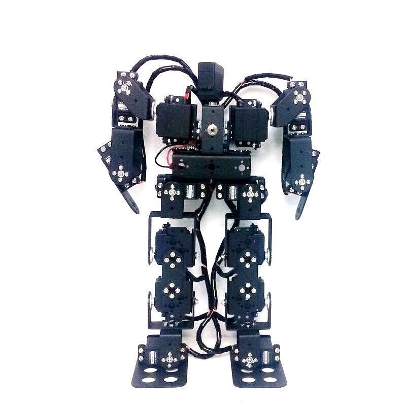 Kit pemrograman berjalan braket logam Robot 15 Dof, untuk Kit pendidikan proyek Robot Humanoid ESP32/arjio DIY