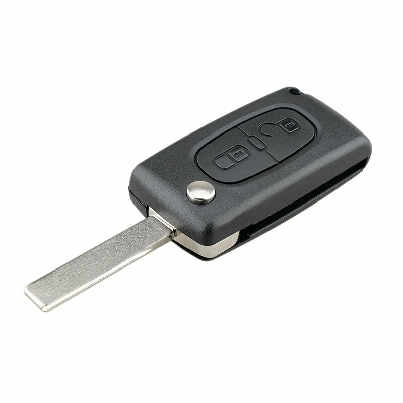 Flip pieghevole chiave dell'automobile Shell per Peugeot 206 407 307 607 per Citroen C2 C3 C4 C5 C6 berlingo chiave a distanza caso 2/3 pulsanti