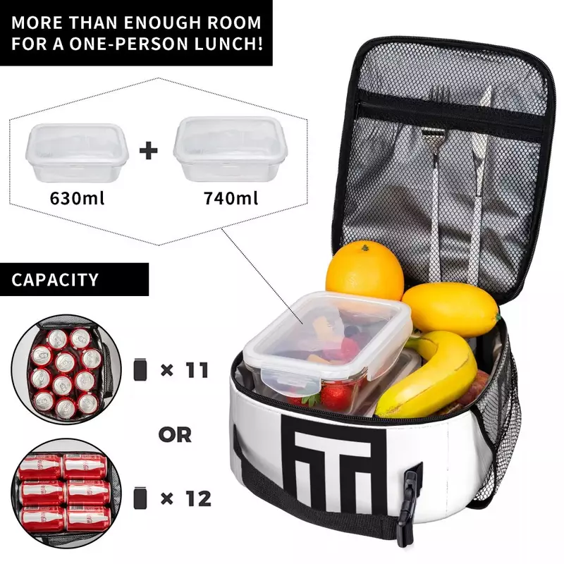 Custom Golf Logo Lunch Bag Men Women Warm Cooler Insulated Lunch Box for Student School