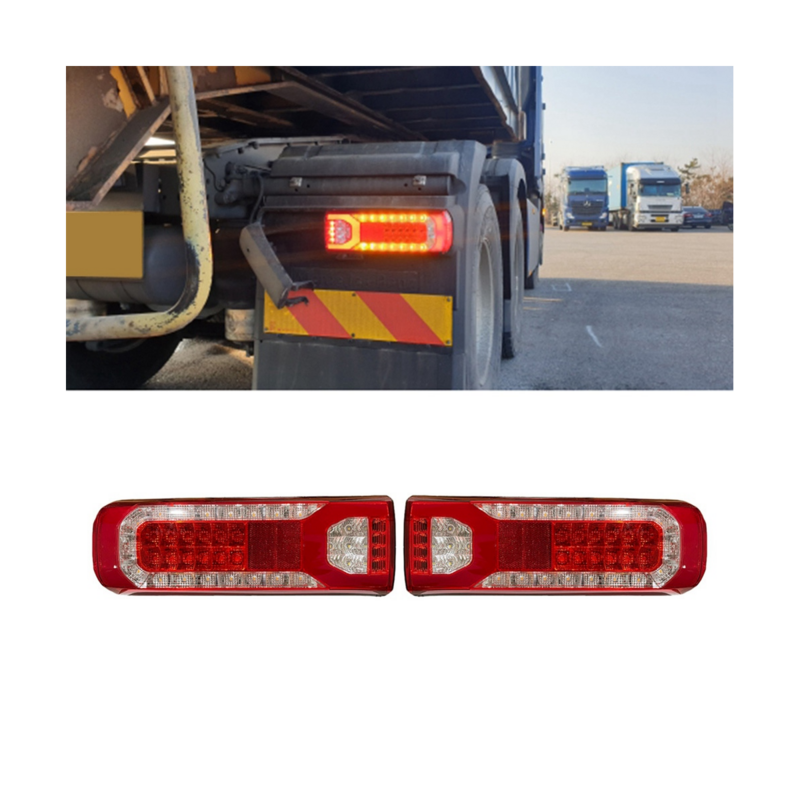 24V Truck LED Tail Light Assembly Rear Brake Light for Mercedes Benz ACTROS Truck 0035443203 LH