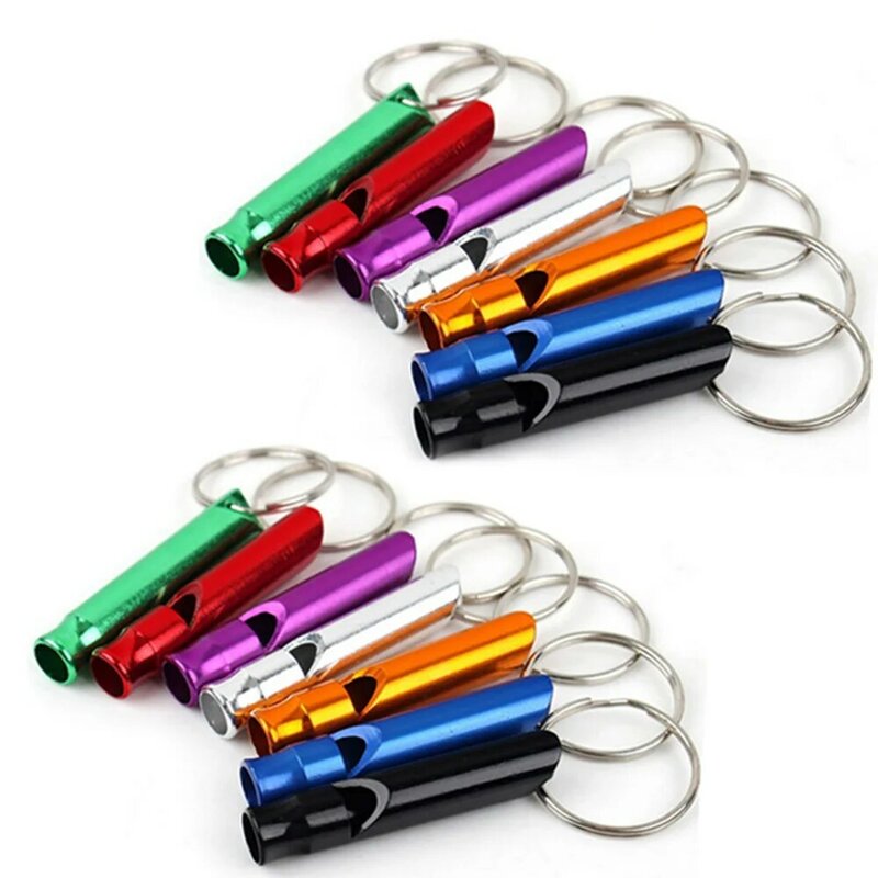 Survival Whistle Multifunctional Small Size Aluminum Alloy Outdoor EDC Camping Hiking Hunting Tools Mini Whistles Hot