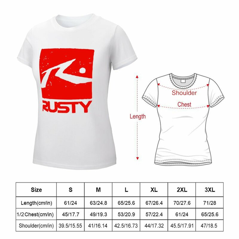 Too Rusty T-shirt hippie clothes kawaii clothes summer clothes for Women