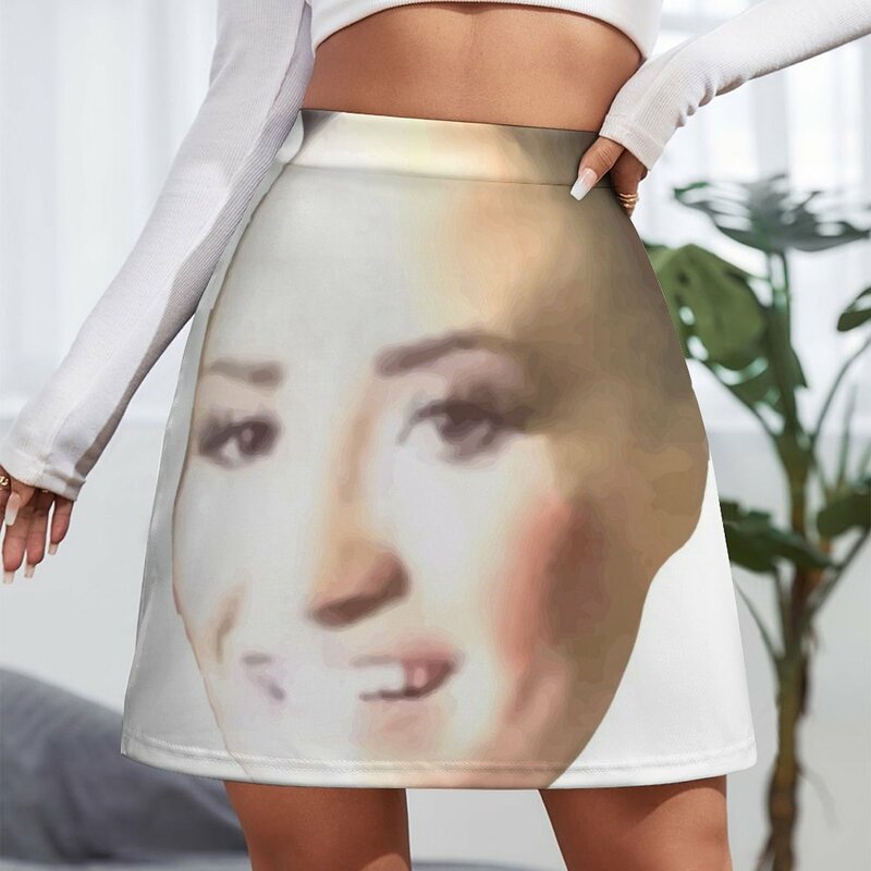 Poot Lovato Meme กระโปรง ROK MINI สำหรับผู้หญิงชุดฤดูร้อน2023กระโปรงสำหรับผู้หญิงชุดฤดูร้อน2023ฤดูร้อน