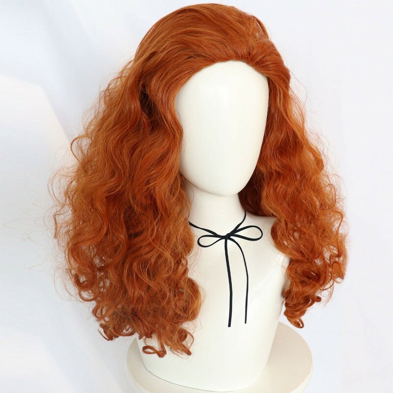 Anolog Synthetic Wig  BRAVE Merida cosplay wig red wig