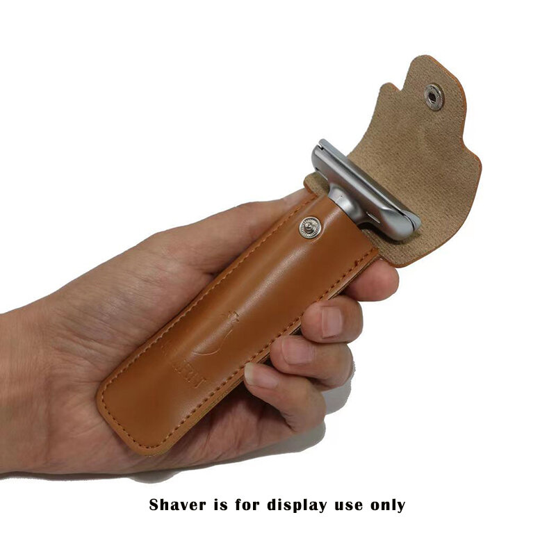 Men Razor Pouch Shave Beard Shaver Handbag Pouch Safety Razor Case Storage Bag Double Edge Razor Holder Bag Storage Case