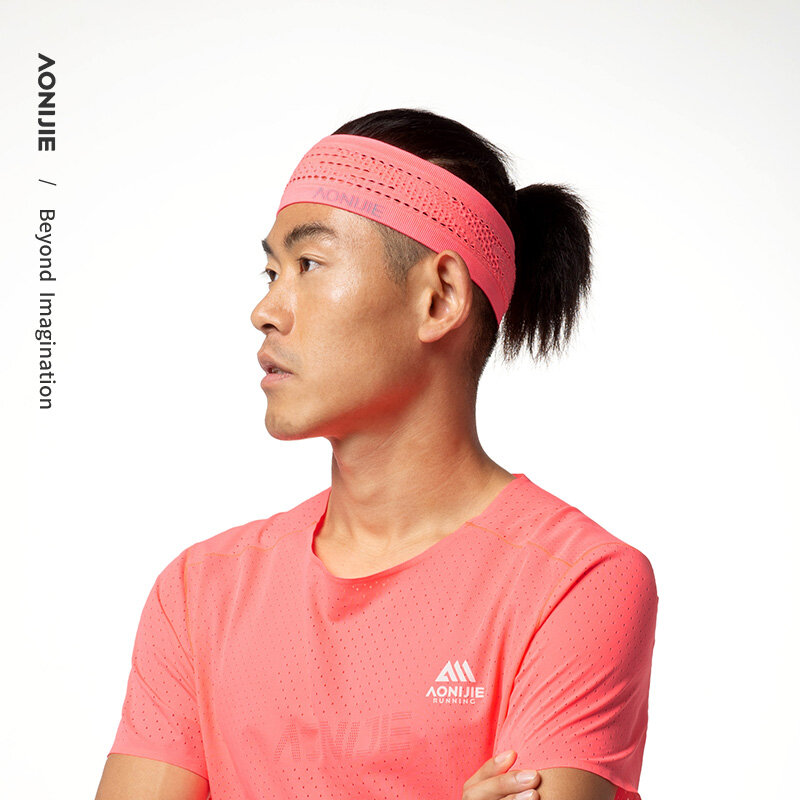 AONIJIE E4423 Unisex Running Headband Non-slip Sweatband Soft Stretchy Wrist Band Bandana Yoga Gym Fitness