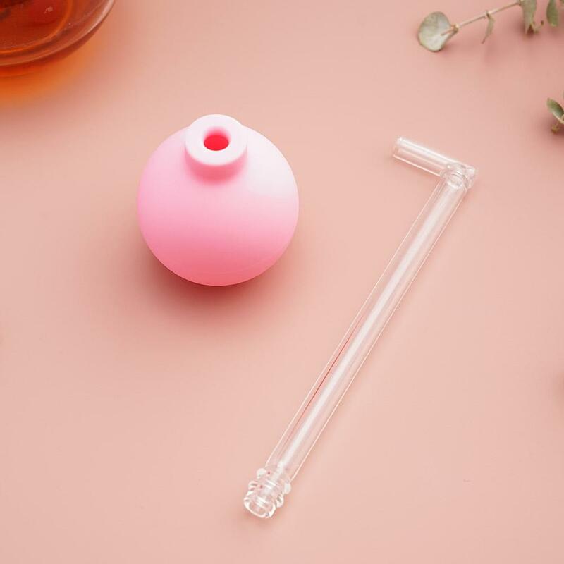 Pvc+glass Long Tube Tonsil Stone Remover Tool Manual Device Mouth Cleaning Ball Remover Care Wax Style Cleaner Suction Styl S9w5