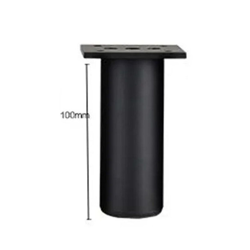 Cabinet Support Adjustable Aluminum Alloy Black Chairs Feet For Sofa Beds Legs Furniture Metal Safe Stools Cabinet