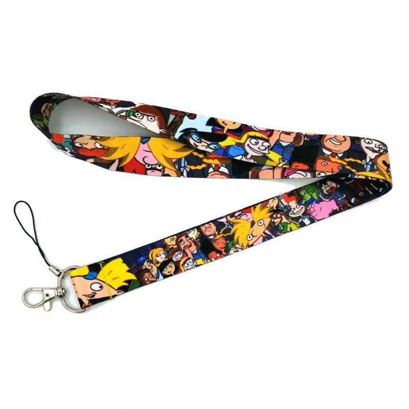 Funny Cartoon Characters Fashion Lanyard ID Badge Holder Bus Pass Case Cover Slip Bank Credit Card Holder Strap Card Holder
