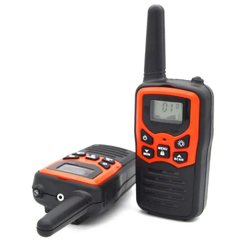 Talkies-walkie pour adultes, lot 2 radios bidirectionnelles longue portée jusqu'à 5 miles, livraison directe