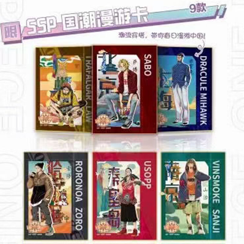 One Piece Cards New World Cruise Booster Box Anime Luffy Zoro Nami Collection Cards Playing Game Rare Trading Cards