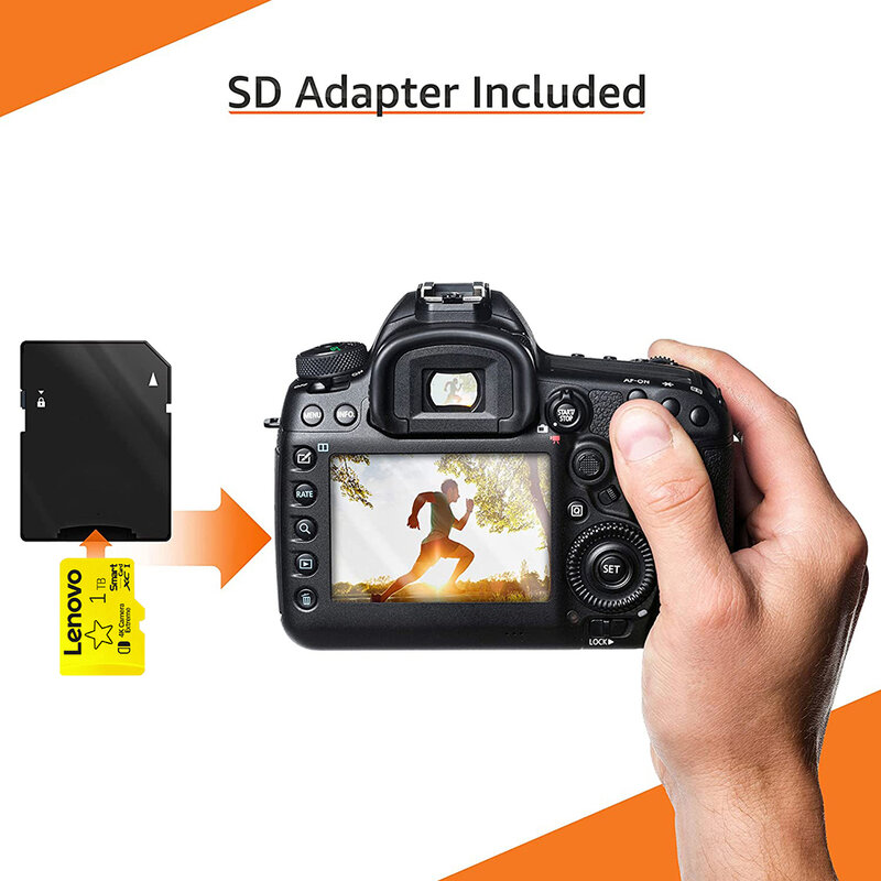 정품 레노버 메모리 카드, 마이크로 TF SD 카드, 닌텐도 스위치 3ds 용 고속 TF 카드, 128GB, 512GB, 2TB, 1TB