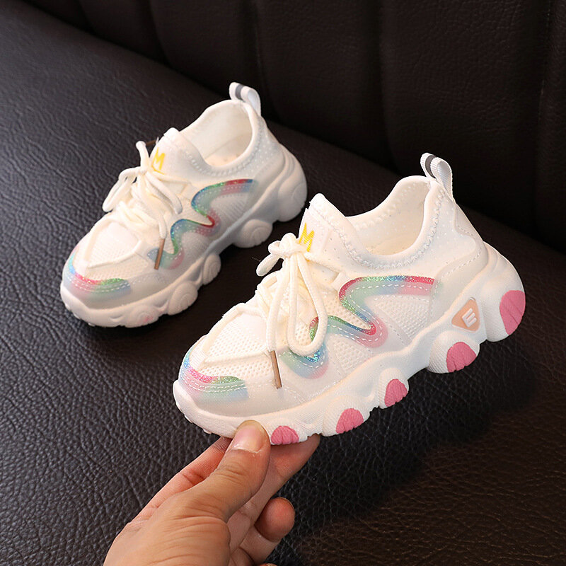 Kids Shoes For Girls Baby Sneakers Infant Children Shoes Boys Sneakers Fashion Breathable Mesh Casual Toddler Shoes Soft Light