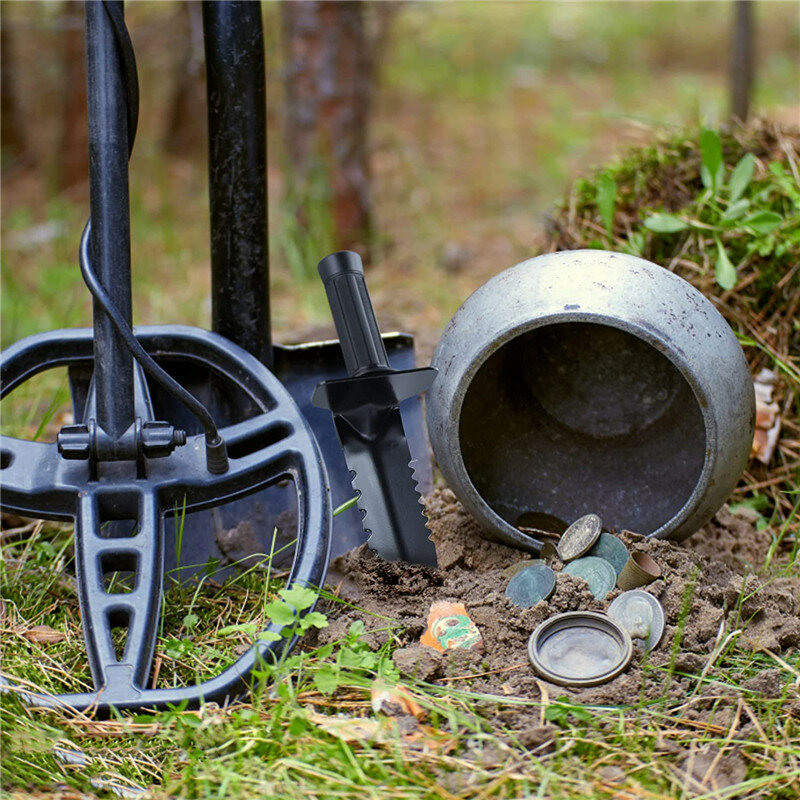 Pala de acero portátil para jardín, pala de supervivencia multifunción de acero inoxidable, herramienta de excavación de suelo al aire libre para acampar, envío directo