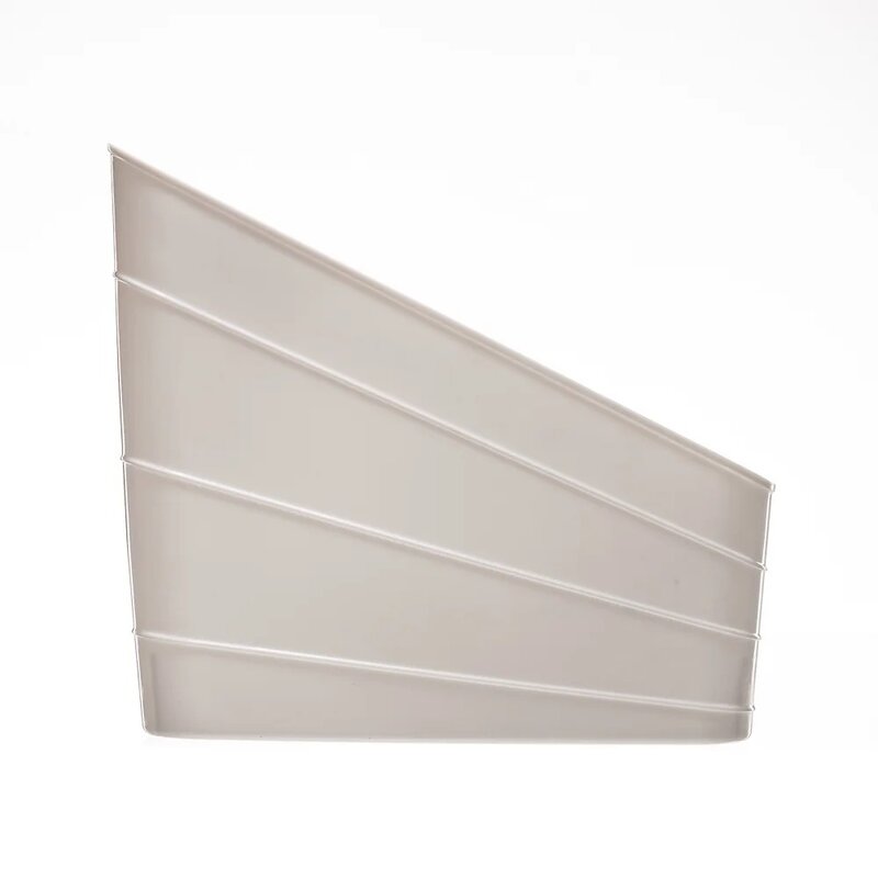 Wide Flex Closet Shelf Storage Bin, Arctic White, Case Pack 4