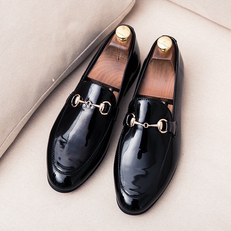 Chaussures décontractées en cuir PU pour hommes, chaussures d'affaires respirantes, noir, grande taille, classique, marque de mode, offre spéciale