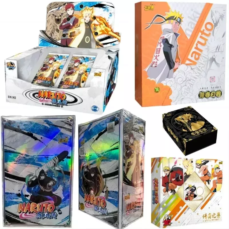 Tarjetas de colección de Naruto, caja de refuerzo, Serie de colección completa, nivel 4, onda 5, SE añadida