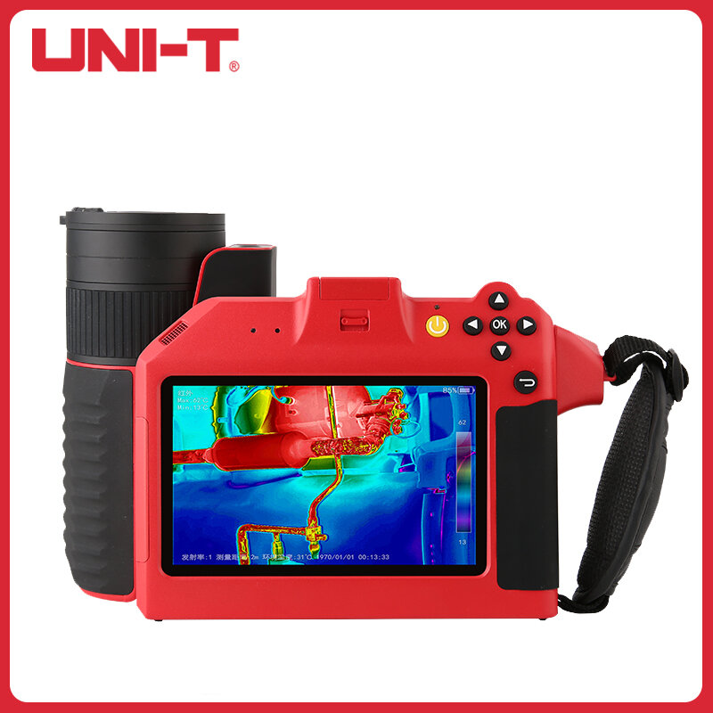 UNI-T-Handheld infravermelho termovisor, capacitivo Touch Screen Termômetros, resolução 1024 × 768, UTi1024D,-40 ~ 650 ℃