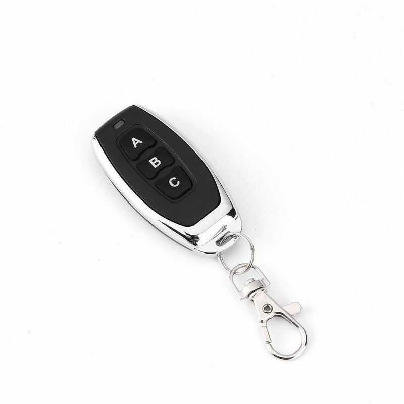 กุญแจรีโมทคอนโทรลอเนกประสงค์ขนาด433MHz สำหรับประตูโรงรถกุญแจถ่ายแบบไร้สายใช้ได้กับรหัสการเรียนรู้