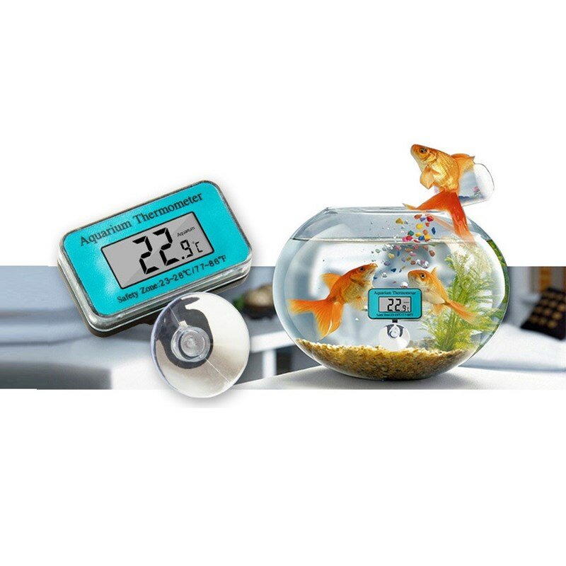 Therye.com-Compteur numérique étanche pour aquarium, LCD, SubSN, contrôle de la température avec ventouse, poisson précieux, nouveau
