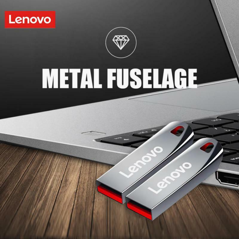 Флэш-накопители Lenovo 2 ТБ Usb 3,0, высокоскоростной металлический флеш-накопитель, 1 ТБ, 512 ГБ, 256 ГБ, портативный Usb-накопитель, Водонепроницаемая Usb-флэш-карта