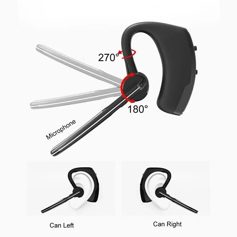 V8 rtSpo Blutooth Earphone Wireless Stereo HD Mic Headphones Bluetooth Hands In Car Kit With Mic For iPhone Samsung Huawei Phone