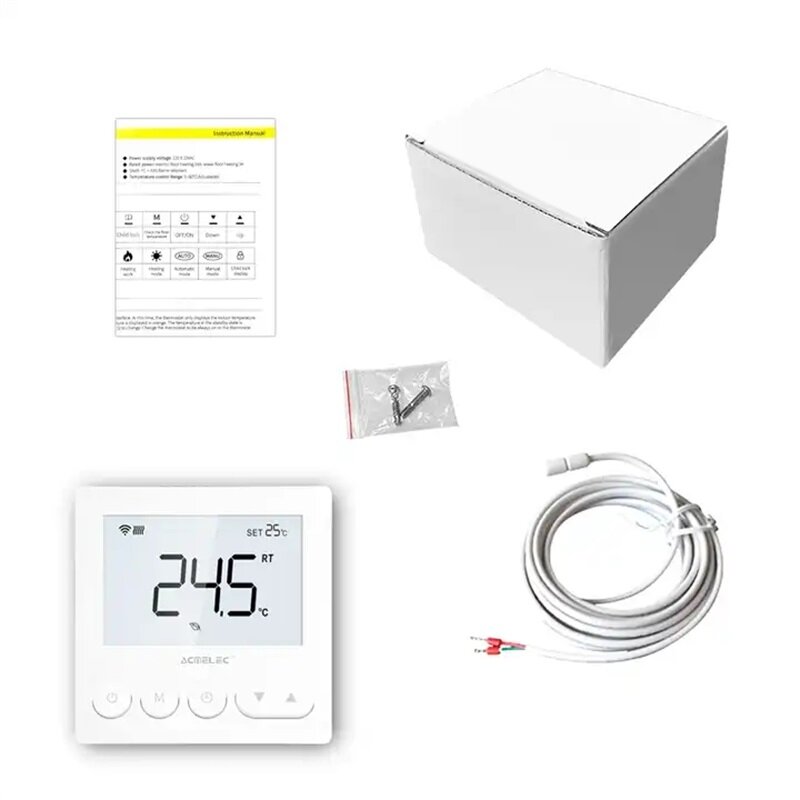 Tuya Smart Floor Heating Wifi Thermostat For Water Room Temperature Remote Controller Google Home\Aleax