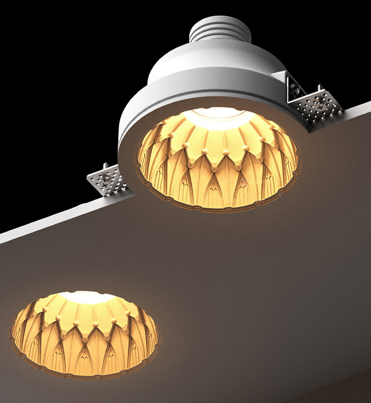 ไฟดาวน์ไลท์ LED 7W 10W แบบฝัง, โคมไฟติดเพดานสปอร์ตไลท์กันแสงสะท้อนสำหรับห้องนอนห้องครัวห้องนั่งเล่นโคมไฟห้อยเพดานแบบ COB