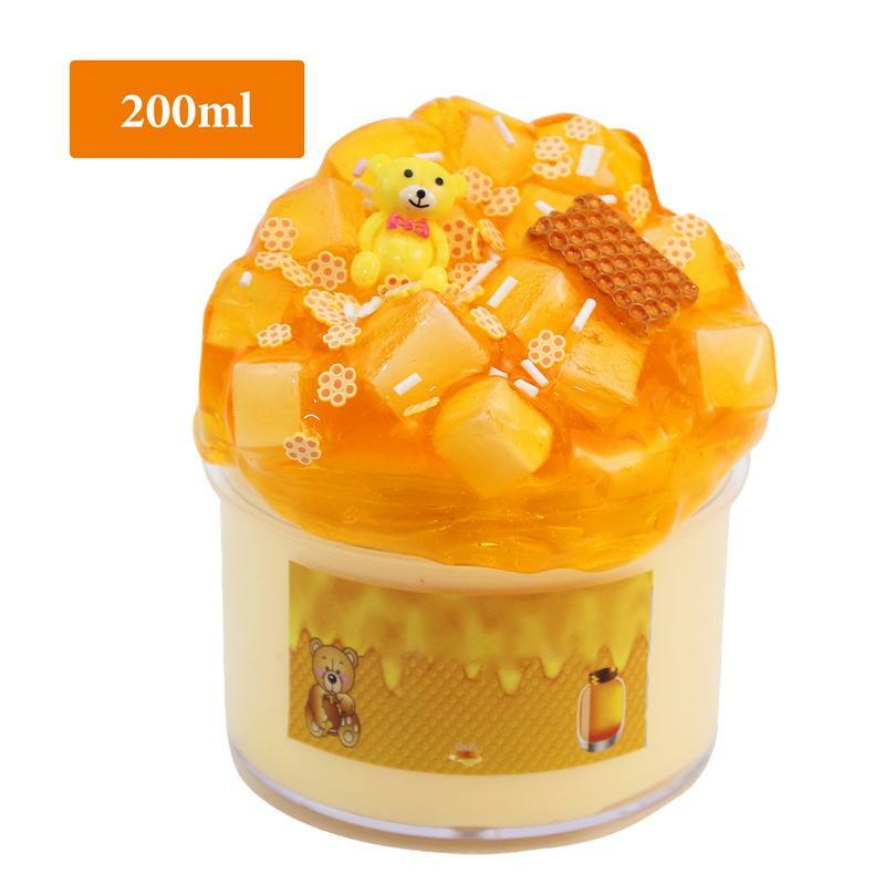 Arcilla suave para niños, juguete Antiestrés con diseño de oso de miel, modelado de barro, de colores