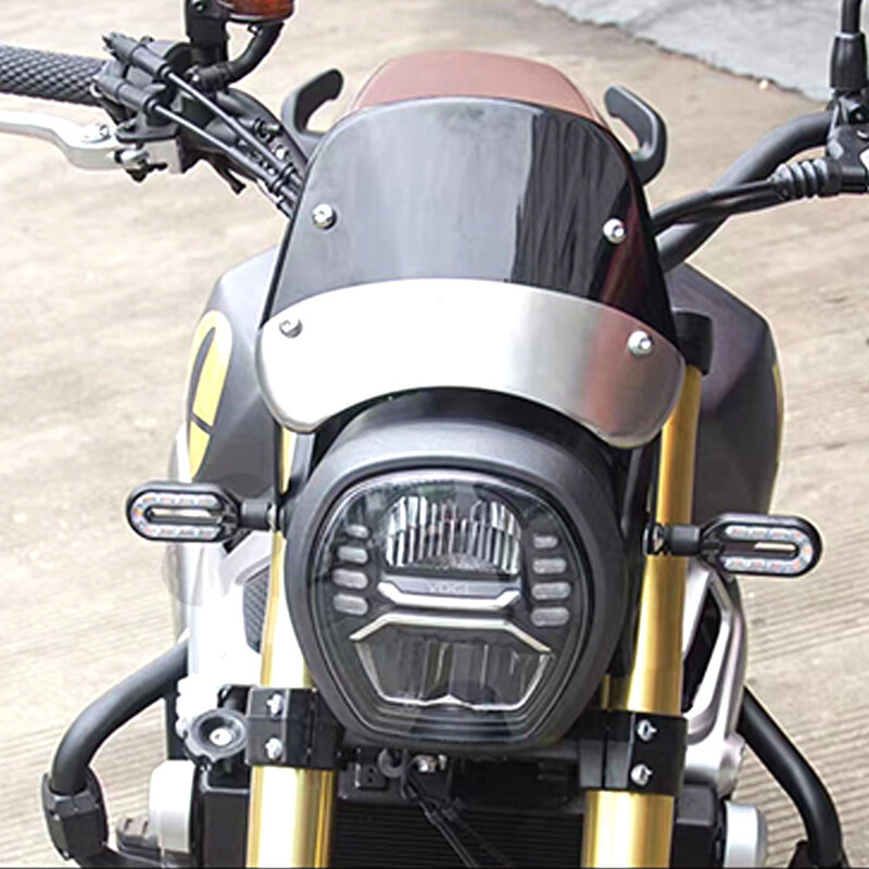 Лобовое стекло для мотоцикла VOGE 500AC в стиле ретро, подходит для LONCIN VOGE 500AC 500 AC