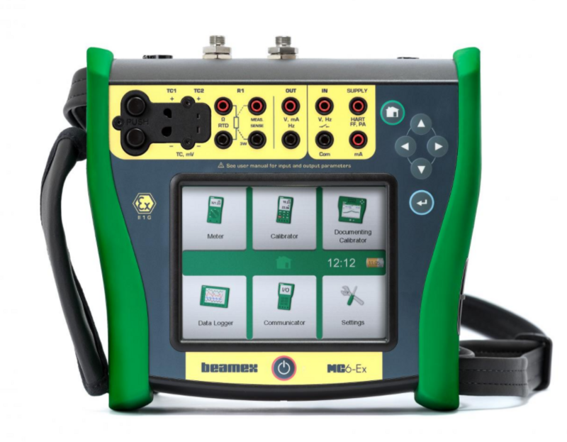 Beamex MC6-Ex intrinsically safe field calibrator and communicator