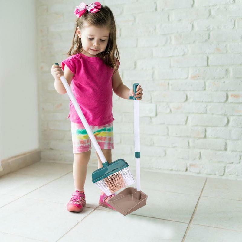 Pretend Play Cleaning Set Portable Pretend Play Detachable Cleaning Toys Educational Toddler Cleaning Toys Reusable Housekeeping