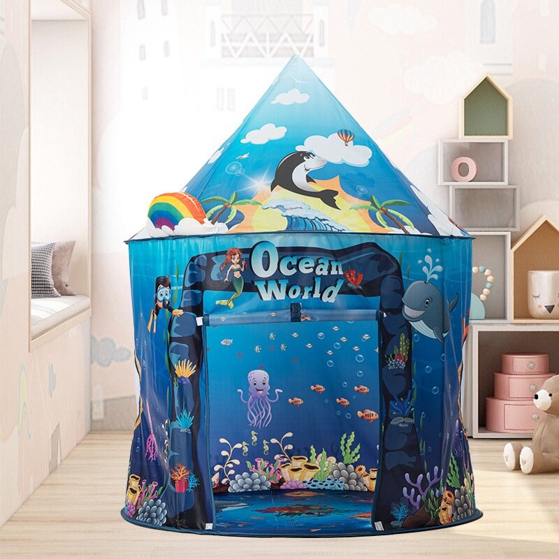 Kids Tent Kids Play House Children Tente Enfant Portable Baby Play House Kids Toys Sea Play House For Kids Gifts