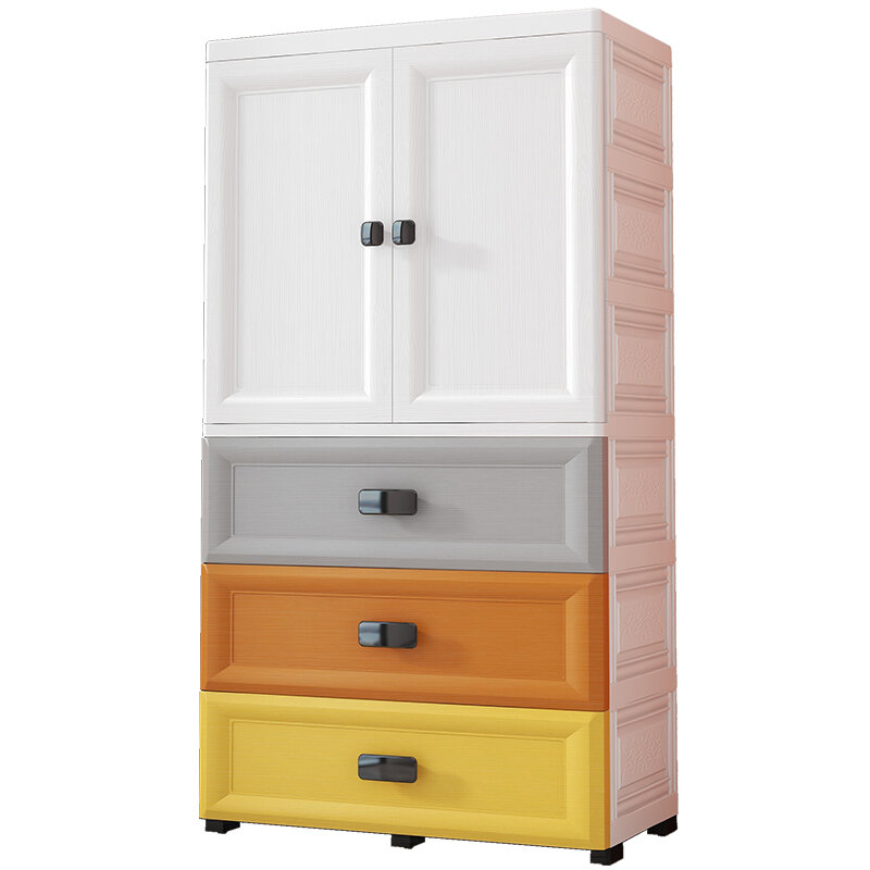 Thickened king-size simple wardrobe, clothes storage cabinet bedroom storage cabinet, children's wardrobe for home