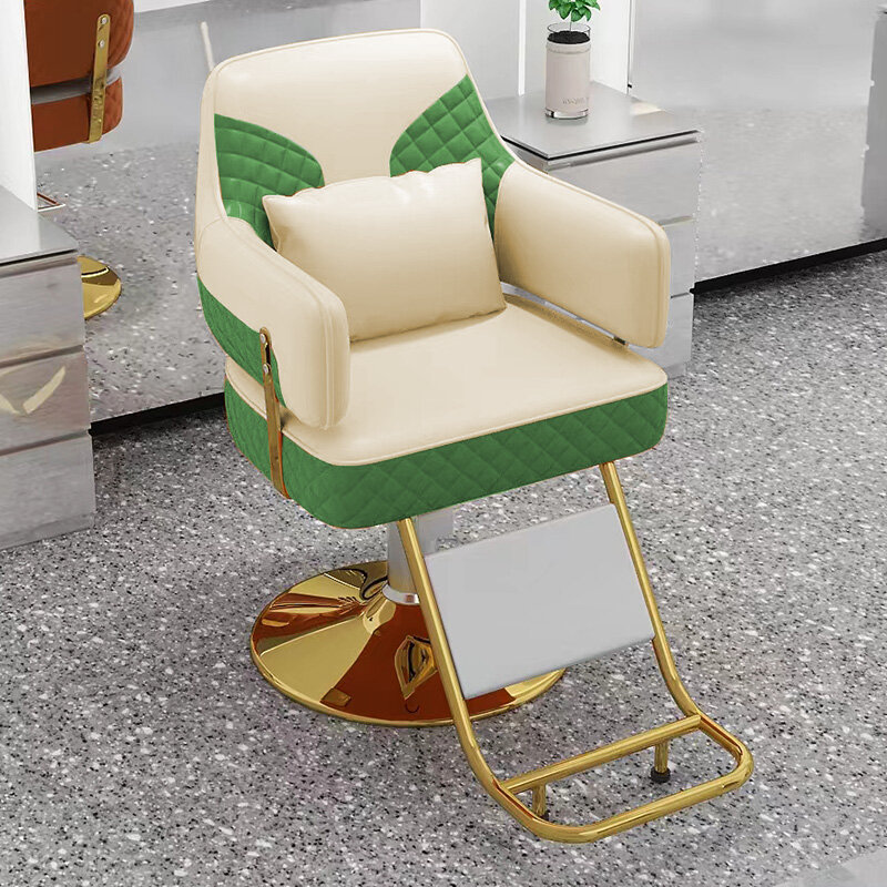 Парикмахерское кресло, металлическое оборудование для салона красоты, оборудование для парикмахерской, игровой стул