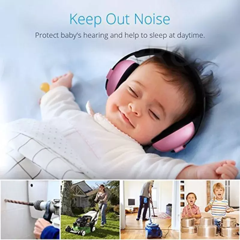 مكافحة الضوضاء الطفل سماعات الأطفال النوم الأذن نقالة آذان الطفل حماية الأطفال غطاء للأذنين النوم سدادات الطفل سماعات الأذن