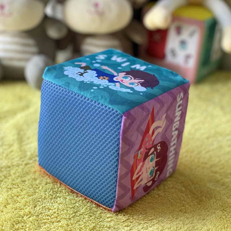 Yiqu 조기 교육 몬테소리 교육 보조기구, 아기 독서 장난감, 13cm, 1 개