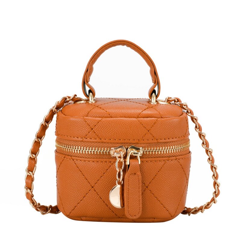 Adjustable Shoulder Straps Children Bag Fashion PU Leather High-quality Messenger Bag Shoulder Bag