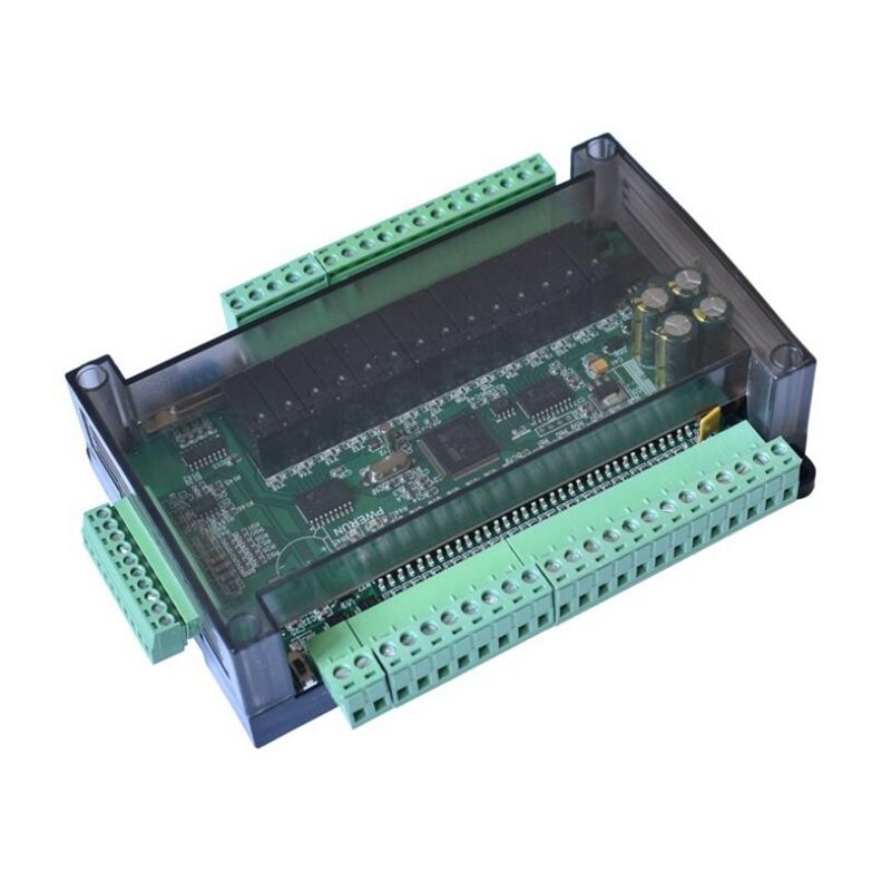 Placa de controlo industrial do PLC, tipo programável simples do controlador, FX3U-30MR, uma comunicação do apoio RS232 RS485