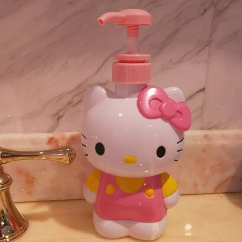Hello Kitty Gel doccia Shampoo lozione Sub-imballaggio pressione bottiglia bocca pentola disinfettante per le mani Sub-imbottigliamento bottiglia di alcol regali