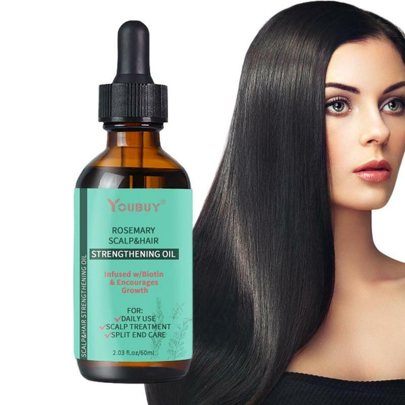 Aceite Esencial de Romero para el cuidado del cabello, suero suave Antifrizz, productos en aerosol para el crecimiento rápido del cuero cabelludo, nuevos tratamientos para el cuidado del cabello