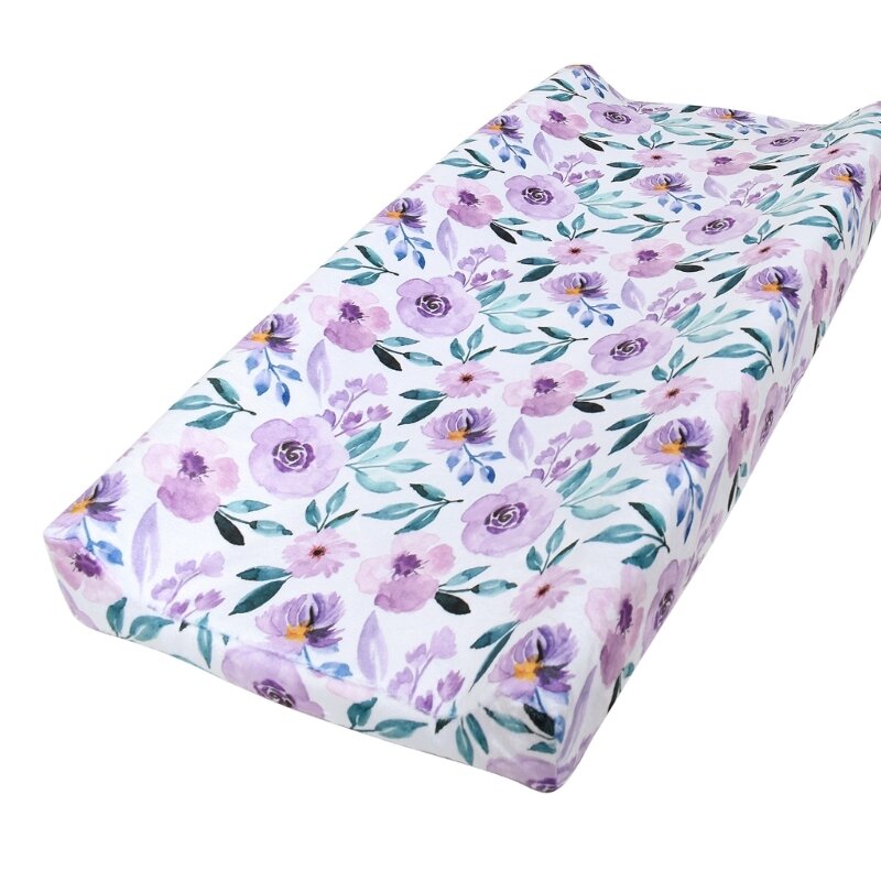 Capa almofada para troca fraldas com impressão manga confortável e fácil limpar