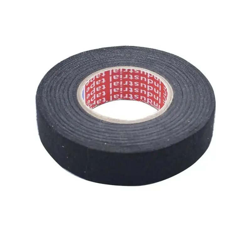 TAKPART 4Rolls Car Wiring Harness electrical pvc insulation tape flame retardant Tape 19mm x 15m Cloth Tape